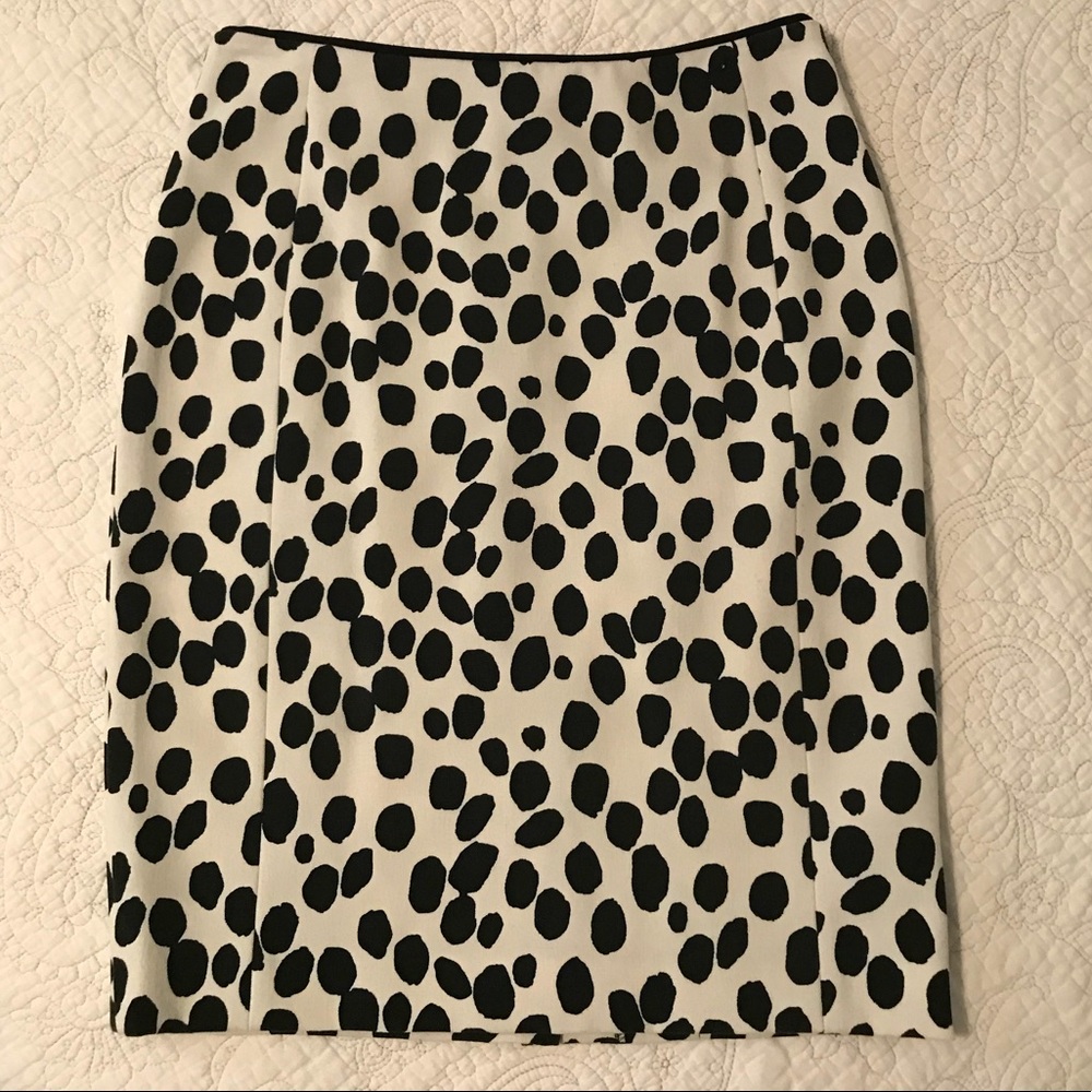 Animal print pencil skirt